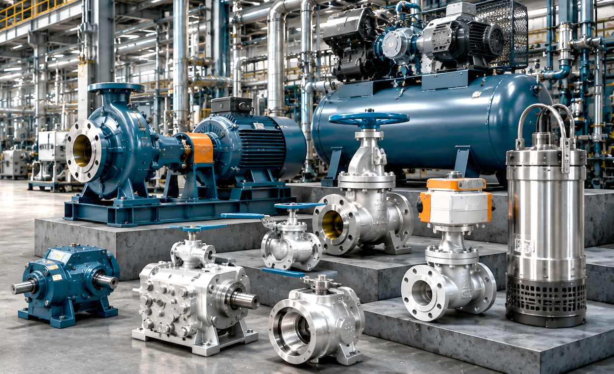 Pumps, Valves & Compressors